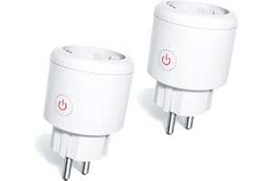 MOLCZOV ZigBee inteligentne gniazdko elektryczne, inteligentne gniazdo do pomiaru zużycia prądu, kompatybilne z Alexa i Google Home ZigBee Hub wymagany 2 opakowania