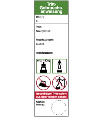 LEMAX® Aufkleber Leiter-Gebrauchsanweisung Anlegeleiter,Folie,selbstkl LEMAX® Aufkleber Leiter-Gebrauchsanweisung Anlegeleiter,Folie,selbstkl