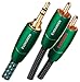 Price comparison product image AudioQuest Evergreen Stereo Cable 3.5 mm Jack/RCA, Length 0.6 m