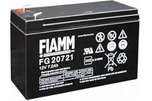 Batteria Fiamm al Piombo 12V 7,2Ah Faston 4,8mm