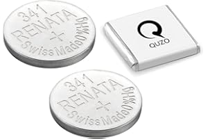QUZO 2 x bateria do zegarka Renata 341 1,55 V SR714SW bez rtęci