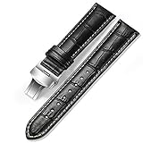 Länge: 125 mm/75 mm, die Gesamtlänge bei zusammen ist 14 cm zu 18 cm fixieren. Plus die Länge Ihrer Uhrengehäuse um zu sehen, ob es passt Ihr Handgelenk oder nicht.