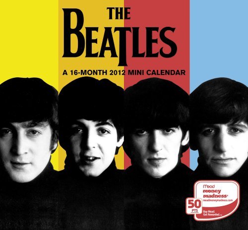 2012 The Beatles Mini Calendar by Mead (2011-07-01)