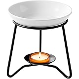 WD&CD Bruciatore di Oli Essenziali, Brucia Essenze Ceramica, Aroma Lamp Porcellana Portacandele Decorazione, Diffusore di Oli