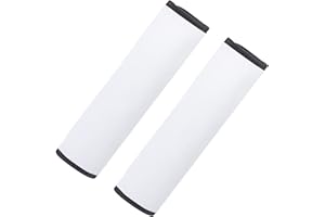 WACAR Sublimation Blanks Car Seat Belt Pads Cover, 2 Pack Neoprene Comfortable Replacement Shoulder Strap Pads Covers for Backpack Shoulder Bag Universal Car Seat Belt