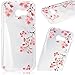 Produktbild WE LOVE CASE Samsung Galaxy A3 2017 Weich Silikon Hülle Transparent Silikon Case Schlank Handy-Gehäuse Etui TPU Fall Schutzhülle Silicone Gel Case Tasche Bumper Schale Lightweight Rückseite Abdeckung - Butterfly Peach Flower
