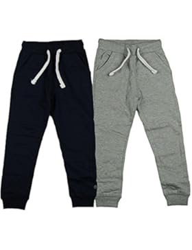 MINYMO Jungen Hose Basic 36 -Sweat Pant (2-pack)