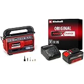 Einhell PRESSITO 18/25 Hybrid, Ak&uuml;l&uuml;-Elektrikli Kompres&ouml;r + Einhell 18V 4,0 Ah PXC Starter Kit, Ak&uuml; & Şarj Cihazı