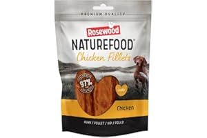 PEARLS TRADING Rosewood Naturefood Chicken Fillets Dog Treats, 1kg
