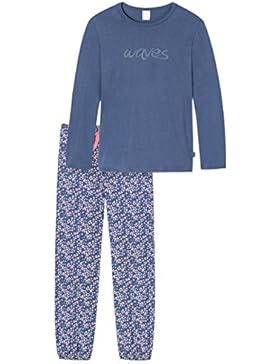 Schiesser Mädchen Zweiteiliger Schlafanzug Original Classics Anzug Lang