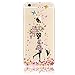 Produktbild iPhone 6S Hülle,iPhone 6 Case,iPhone 6 (4.7 Zoll) Silikon Gel Schutzhülle,Sunroyal Schön Floral Elegant Bunt Mädchen Blumen Regenschirm Katze Entwurf Muster Transparent Durchsichtig TPU Bumper Case Soft Silikon Gel Crystal Case Hülle Ultra Slim Dünn Thin Flexible Protective Schutzhülle Handy Tasche Etui Cover für Apple iPhone 6S/6 (4.7 Zoll)-Umbrella Princess Fairy