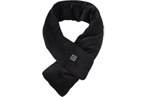 Runmeihe Écharpe chauffante pour homme et femme - Écharpe chauffante douce avec 3 niveaux de chauffage - Chauffage rapide USB
