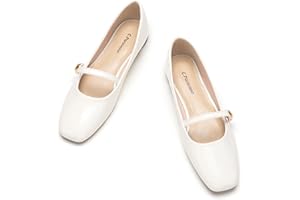 C.Paravano Scarpe Mary Jane da Donna | Ballerine da Donna con Punta Quadrata