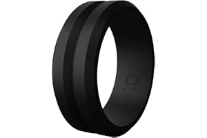 Män silikon vigselring killar svart gummi flexibel gym plast tillfällig silikonring för män med V-kant 666 ring