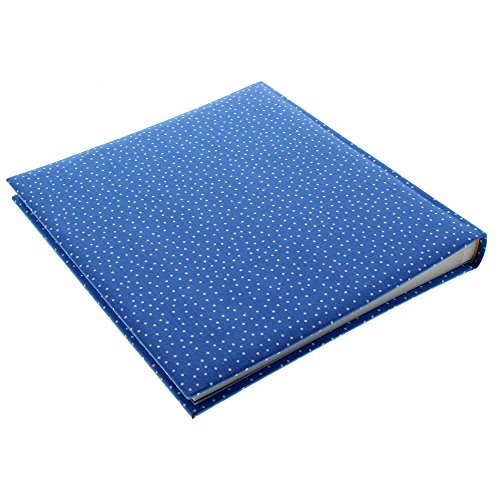 Goldbuch Babyalbum, Lolo Lombardo, 30 x 31 cm, 60 weiße Blankoseiten mit 4 illustrierten Seiten und Pergamin-Trennblättern, Leinen mit Applikation, Blau, 15592 - 2