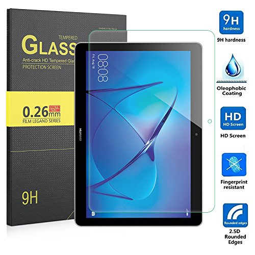 Huawei MediaPad T3 10.0 Tablet-PC Displayschutzfolie, IVSO Hohe Qualität Glas Explosionsgeschützte Display Schutz Folie -mit ultra-Stärke, ultra-klare Transparenz für Huawei MediaPad T3 10.0 Tablet-PC - 7