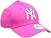 New Era Mädchen Baseball Cap Mütze MLB Basic 9 Forty Adjustable, Hot Pink/White, One Size, 10877284