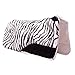 Produktbild Maxtra Foam Contour Fleece Western Pad Zebra Print by Intrepid International
