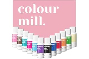 Colour Mill Student Starter Kit of 12 - Next Generation Oil Based Food Colouring 20ml