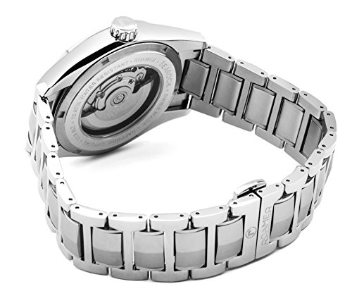 Roamer Men's Automatic Watch with Blue Dial Analogue Display and Silver Stainless Steel Bracelet 210633 41 45 20