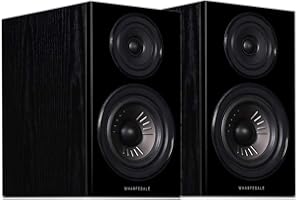Wharfedale Diamond 12.2 Pair of Passive Bookshelf Speakers, Black