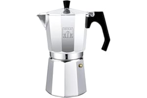 Cecotec Cafetière Italienne MokClassic. Aluminium fondu de Haute qualité, Convient pour cuisinières à gaz, électriques ou vitrocéramiques (Shiny, MokClassic 600)