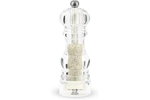 Peugeot Nancy 18 cm Molinillo de Sal húmeda, Metal, Acrílico, 5.9x5.9x17.5 cm