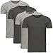 Produktbild JACK & JONES Herren T-Shirt Basic 4er Pack O-Neck V-Neck Tee S M L XL XXL (XXL, 4er O-Neck Mix1)