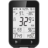 Ciclocomputer GPS iGS320, Computer da bicicletta senza fili impermeabile IPX7 Navigazione GPS, Compatibile con sensori ANT+, 