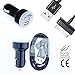 Price comparison product image HNPtech New DualUSB Car Charger and USB Data Cable Samsung Android Tablet Galaxy Note 10.1 N8000, N8010, 8013, Tab 2 P3100/ P3110, P5100 / P5110, Tab 7.7 P6800 / P6810, Tab 8.9, Tab 7.0