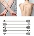 Body Art Temporary Removable Tattoo Stickers Arrows Sticker Tattoo - FashionLife
