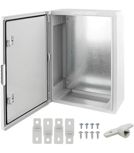 Cassetta Per Contatore Gas - Kit Montaggio, Fondo Aperto, Grigio, IS031