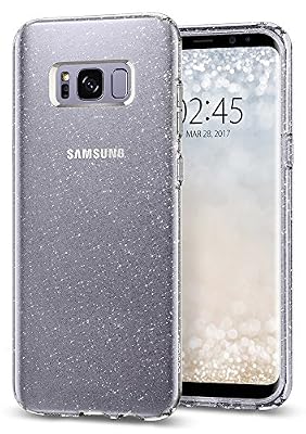 Spigen Coque Galaxy S8, Spigen® Coque Galaxy S8 Paillette [Liquid Crystal] Ultra-Fine Glitter Paillette Premium TPU Silicone [Glitter Crystal Quartz] Premium Semi-transparent / une Adherence exacte / Sans Encombrement Flexible Coque pour Samsung Galaxy S…
