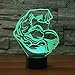 Produktbild Aoyuhf Licht Der Nacht 3D 3D Led Arm Fitness 7 Farbwechsel Display Muskel Styling Nachtlicht Tischlampe Nacht Schlaf Beleuchtung Fitness Gym Dekoration