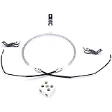 Universal Halogen Oven Cooker Heating Element Bulb with 3X Clips & Ceramic Connector (1200/1400w)-22CM LEADS-S4U®