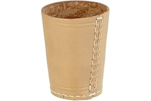 PIATNIK Lederwürfelbecher natur