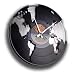 Produktbild Wanduhr aus Vinyl Schallplattenuhr mit Weltmotiv / Globus Motiv Upcycling Design Uhr Wand-Deko Vintage-Uhr Retro-Uhr MADE IN ITALY - SCHNELLE LIEFERUNG 24 UHR! DISCOCLOCK - DD014SB - WORLD