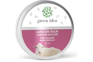 Green idea – Balsam do zrogowaciałej skóry z lanoliną, woskiem pszczelim, rokitnikiem, nagietkiem i mentolem – balsam do stóp – maść do stóp – pielęgnacja stóp – 50 ml