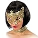 Produktbild Carnival Toys 1632 - Maske mit Glitter, Kunststoff, Gold