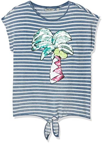 Garcia Kids Girl's O82413 T-Shirt, Mehrfarbig (Med Indigo Used 1363), 10 Years