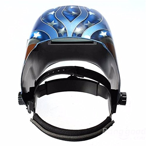AUDEW Automatik Solar Schweißhelm Schweißschirm Solar Schweißmaske Adler American Flag Schwarz - 5