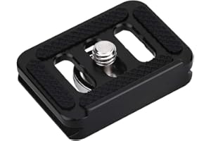 TANGXI 1/4 '' Vite Piastra a Sgancio Rapido,Attrezzatura per Il Montaggio della Videocamera Mini Portatile in Lega di Alluminio per Testa a Sfera SIRUI TY-C10 T005 / T-025