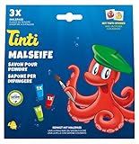 Tinti Malseife 3er Pack (1x grün, 1x rot, 1x blau)