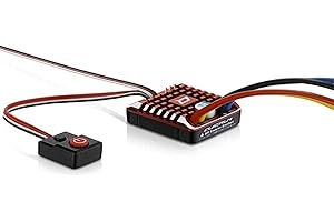 HobbyWing 2108337 30112750 QuicRun WP1080 Crawler 80A Modèle de Voiture avec régulateur de Conduite brossé Charge maximale A : 400 A