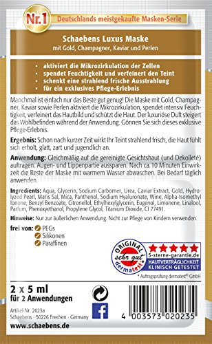 Schaebens Luxus Maske, 15er Pack (15 x 10 ml) - 2