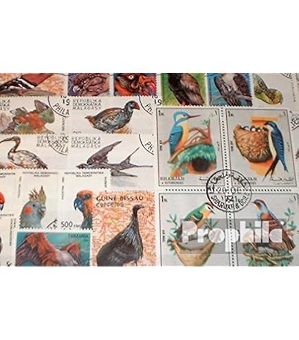 Prophila Collection Motivazioni 50 Diversi Animali Francobolli