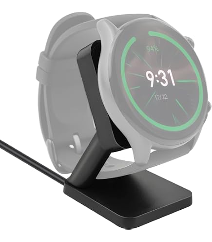 Blueshaweu Cavo di ricarica compatibile con AIMIUVEI smartwatch da donna 1,27 G53, cavo di ricarica per smartwatch AIMIUVEI G53 (nero+bianco
