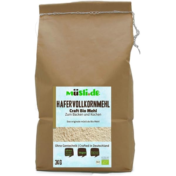 Bio Weizenmehl Typ 1050 (1kg), Dennree - Bauerntüte
