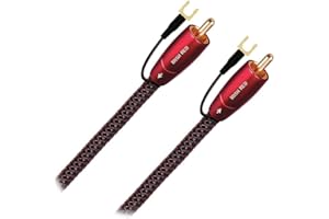 AudioQuest 8 m kabel audio Irish Red RCA czarny - kabel audio (RCA, RCA, 8 m, czarny)