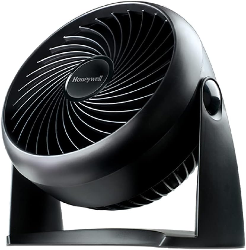 Honeywell TurboForce Ventilador Potente, Refrigeración de Funcionamiento Silencioso, Inclinación Variable de 90°, 3 Ajustes de Velocidad, Anclaje en la Pared, Ventilador de Mesa, HT900E4